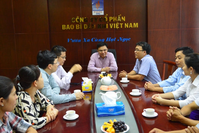 Lãnh đạo Tập đoàn PVN đến thăm Công ty PPC