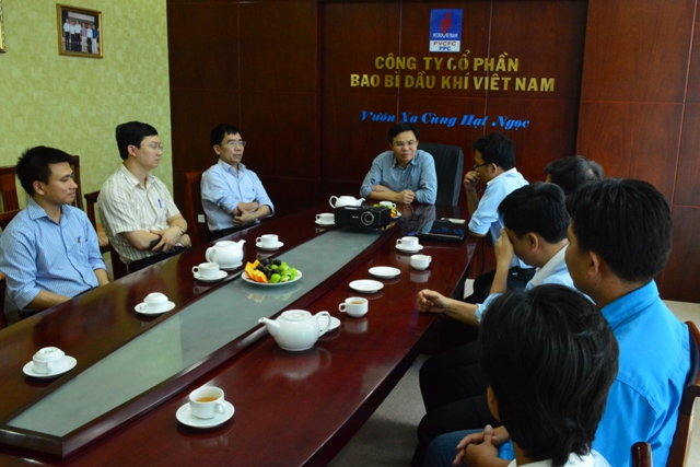 Phó Tổng giám đốc Tập Đoàn PVN đến thăm Công ty PPC